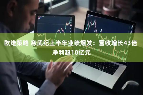 欧维策略 寒武纪上半年业绩爆发：营收增长43倍 净利超10亿元